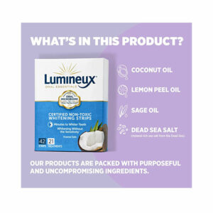 Lumineux teeth whitening toothpaste/strips